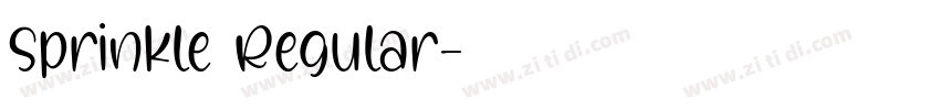 Sprinkle Regular字体转换
